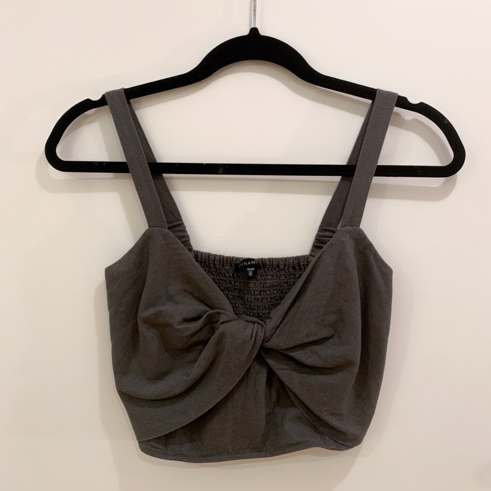 Dynamite Gray Tank Top